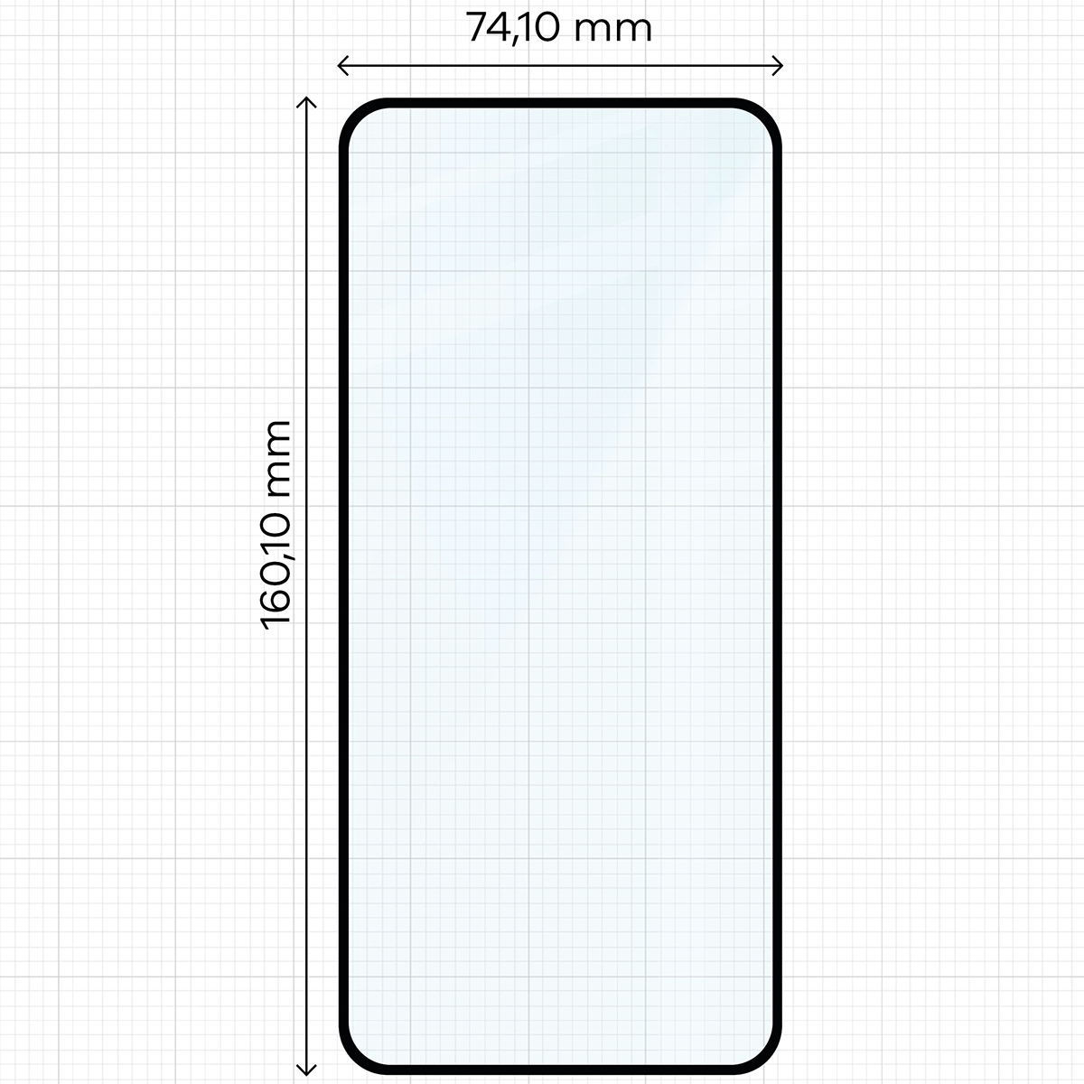 Wymiary szkła hartowanego na ekran telefonu do Nothing Phone (3a) Pro